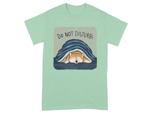 Do Not Disturb Sleeping Dog Graphic Design T-shirt product