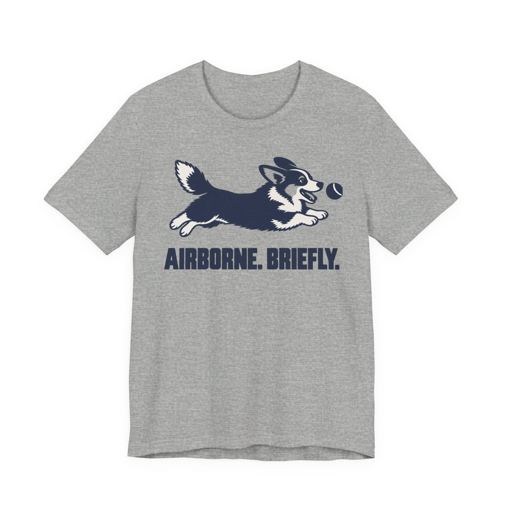 Airborne Briefly Corgi T-Shirt