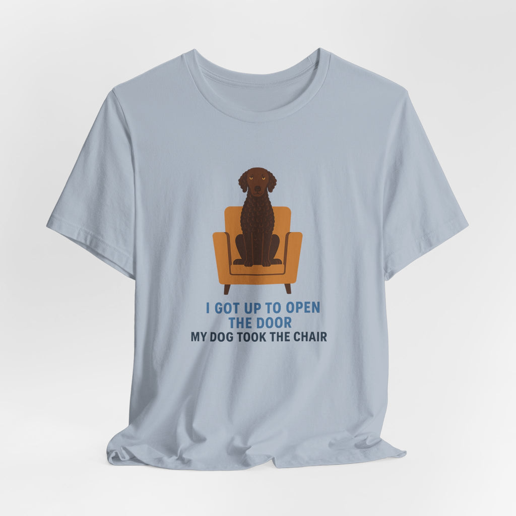 Curly-Coated Retriever My Dog Took The Chair Tee