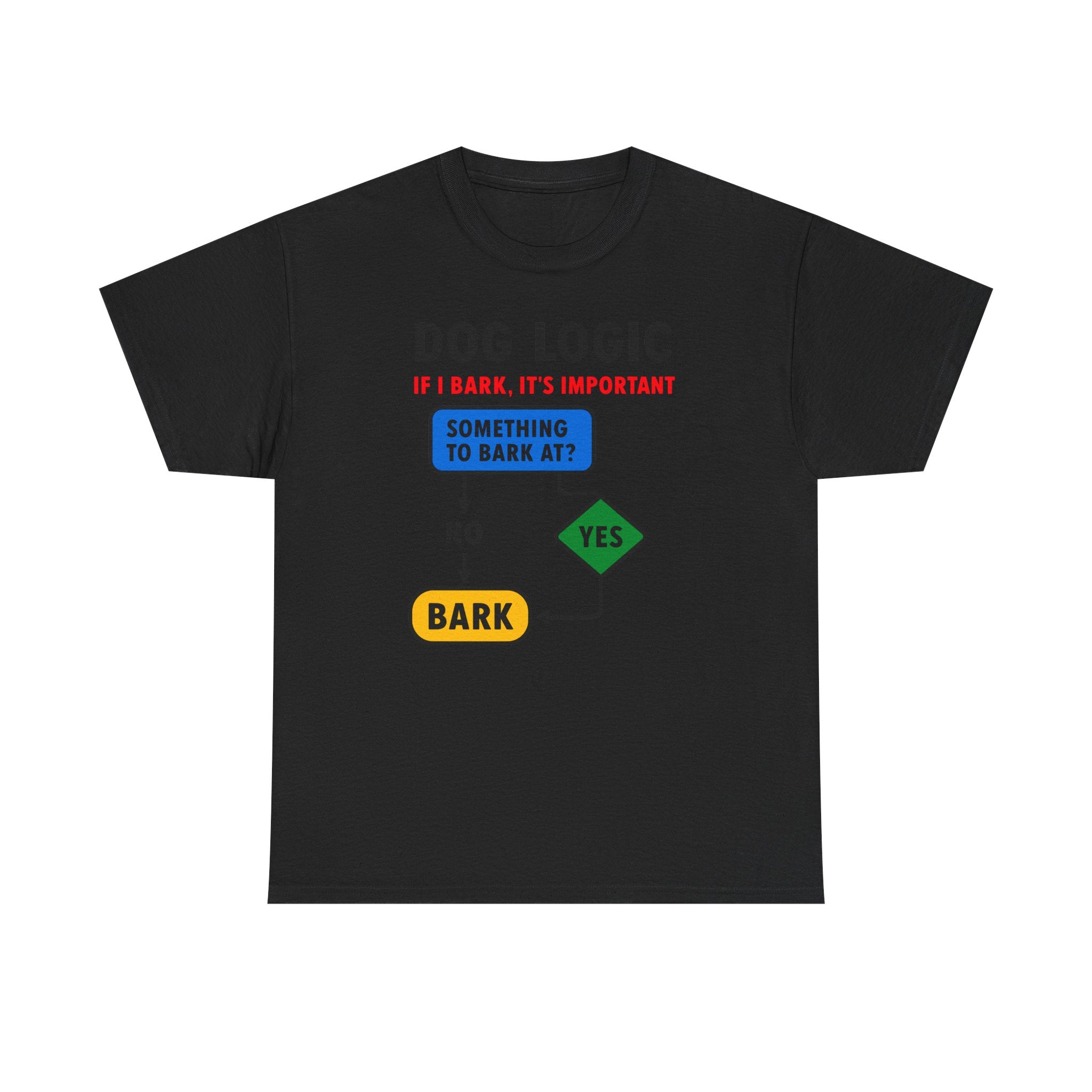 Dog Logic Flowchart T-Shirt