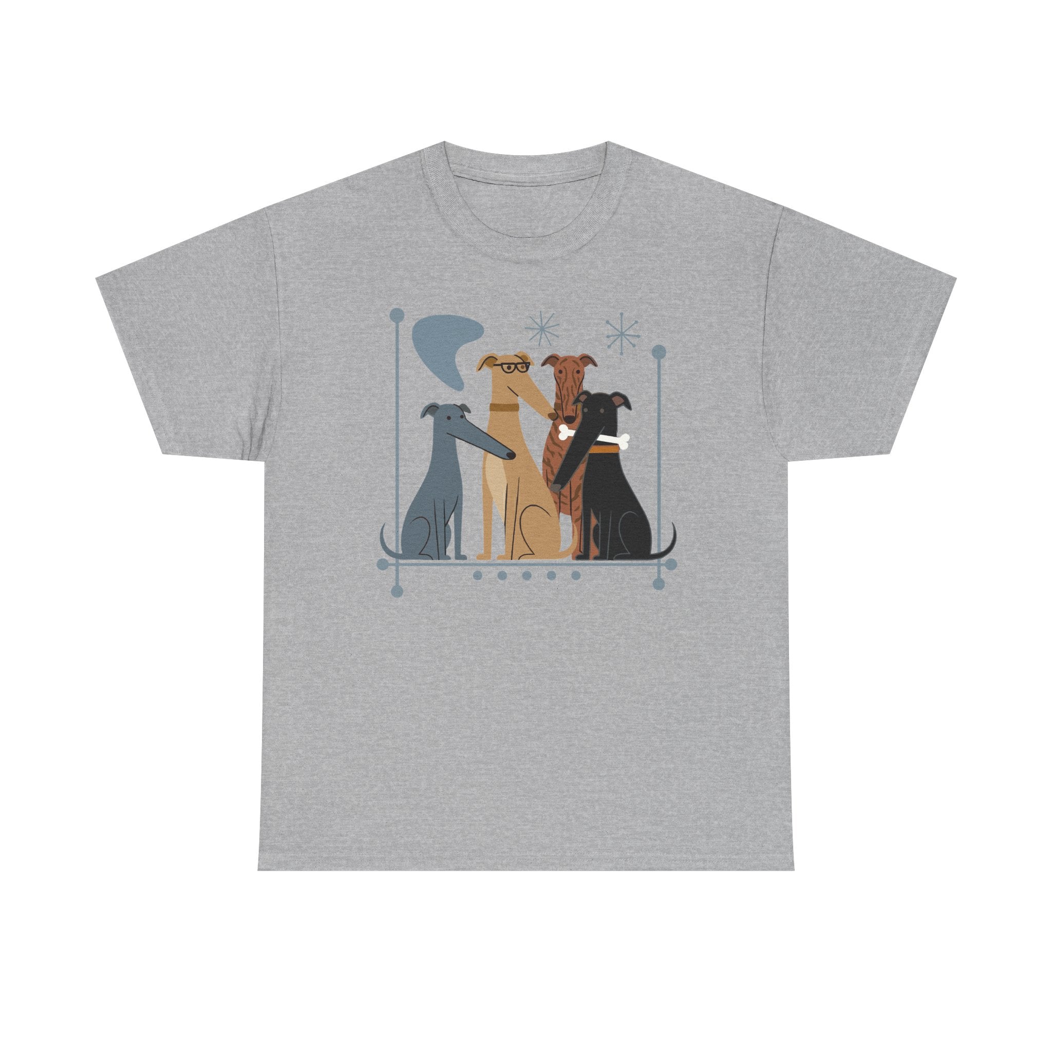 The Pack: Mid-Century Greyhound T-Shirt