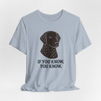 Curly-Coated Retriever If You Know You Know Tee