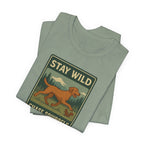 Wirehaired Vizsla Stay Wild Chase Squirrels Tee
