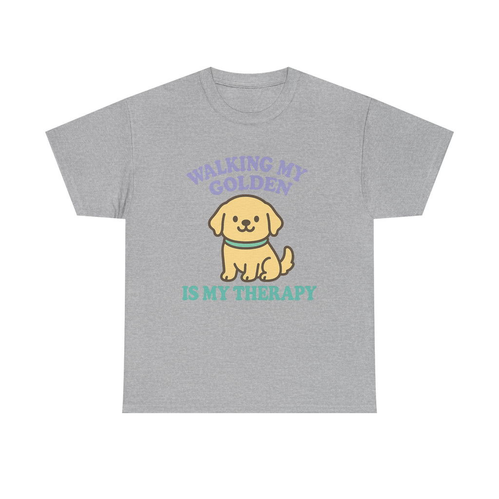 Walking My Golden Kawaii T-Shirt