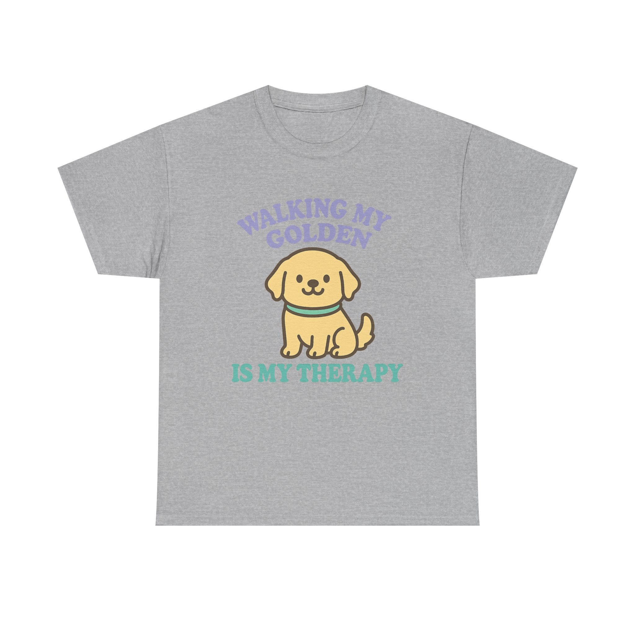 Walking My Golden Kawaii T-Shirt