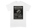 Pointer Division Unknown Barks Tour Dog Graphic T-Shirt White T-shirt
