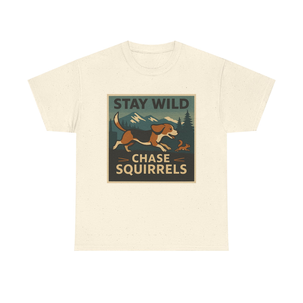 Stay Wild Running Beagle t-shirt, view 3