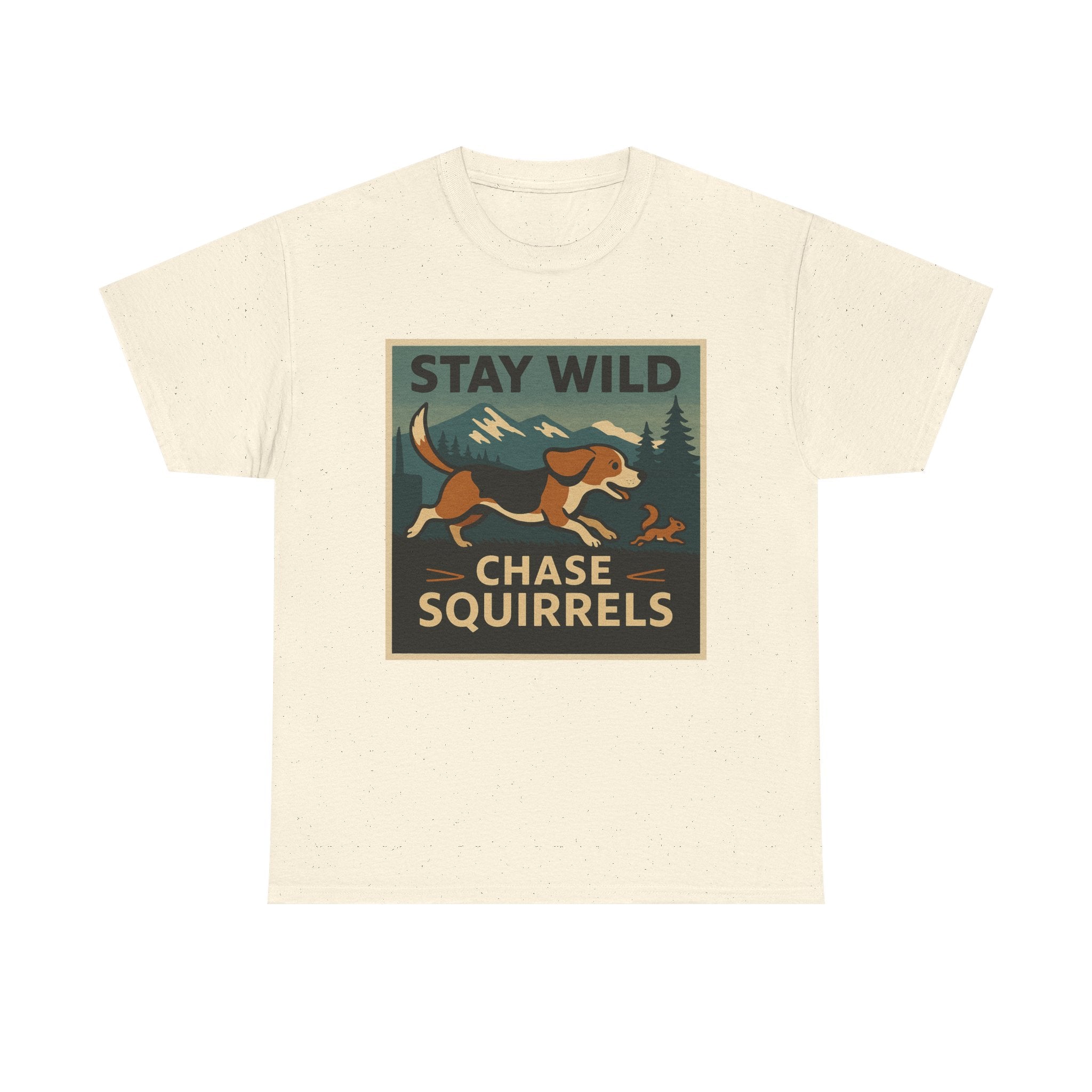 Stay Wild Running Beagle t-shirt, view 3