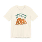 Bracco Italiano Happy Is My Resting Face Tee