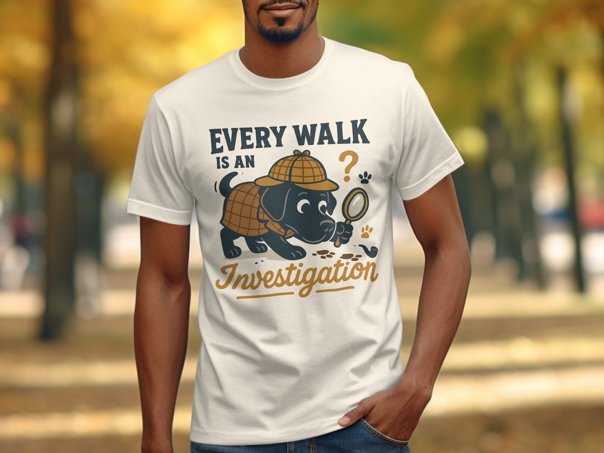 Every Walk Is An Investigation T Shirt Product