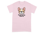 Powered by Snorts French Bulldog T-shirt