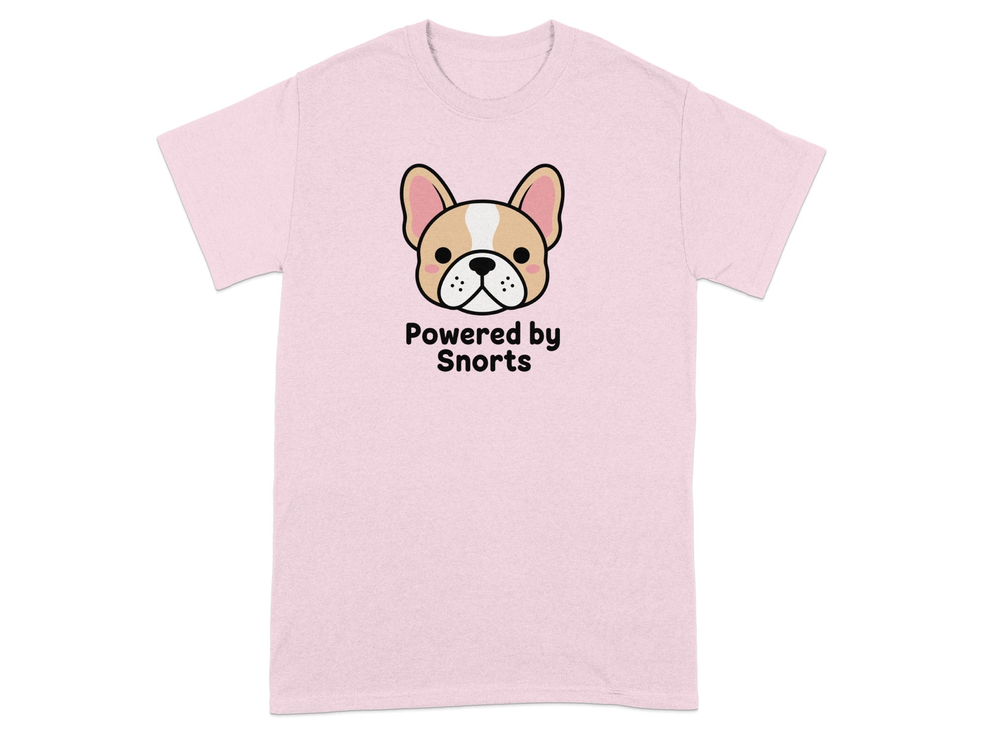 Powered by Snorts French Bulldog T-shirt