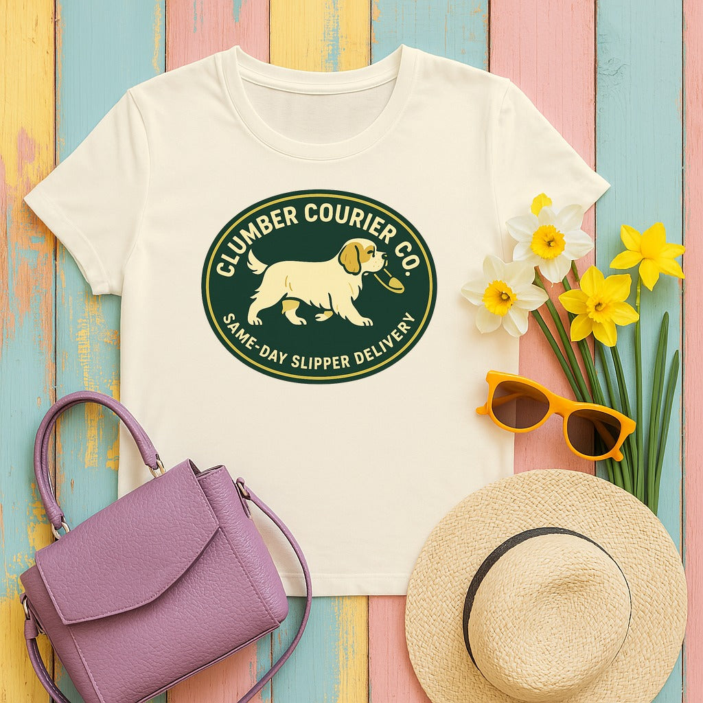 Clumber Courier Co. Tee in Natural