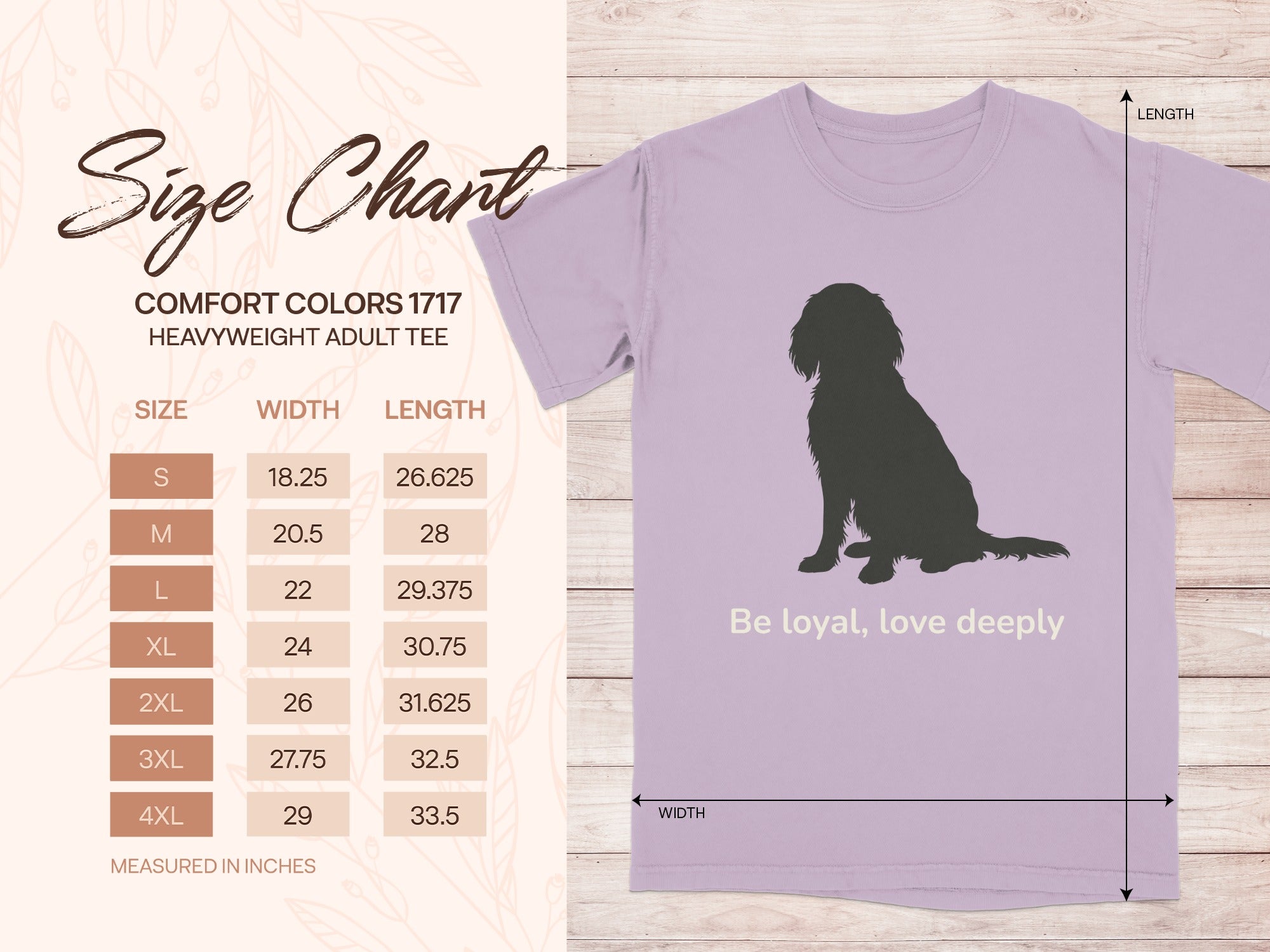 Be Loyal Love Deeply Dog Silhouette T-Shirt