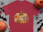 Adorable Pumpkin Patch Dog T-Shirt for Halloween