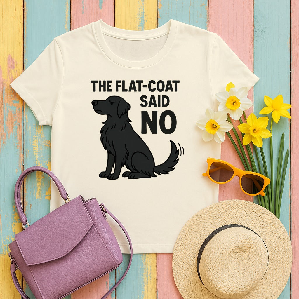 The Flat-Coat Said No Tee in Natural