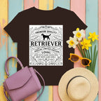 Premium Quality Retriever Special Limited Edition T-Shirt Dark Chocolate T-shirt