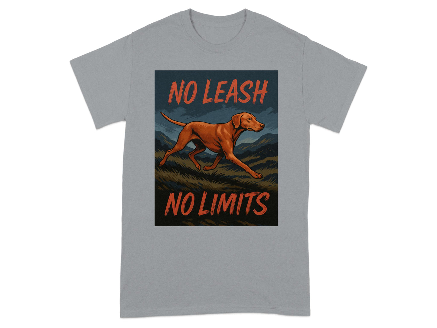 No Leash No Limits Graphic Design T-Shirt product