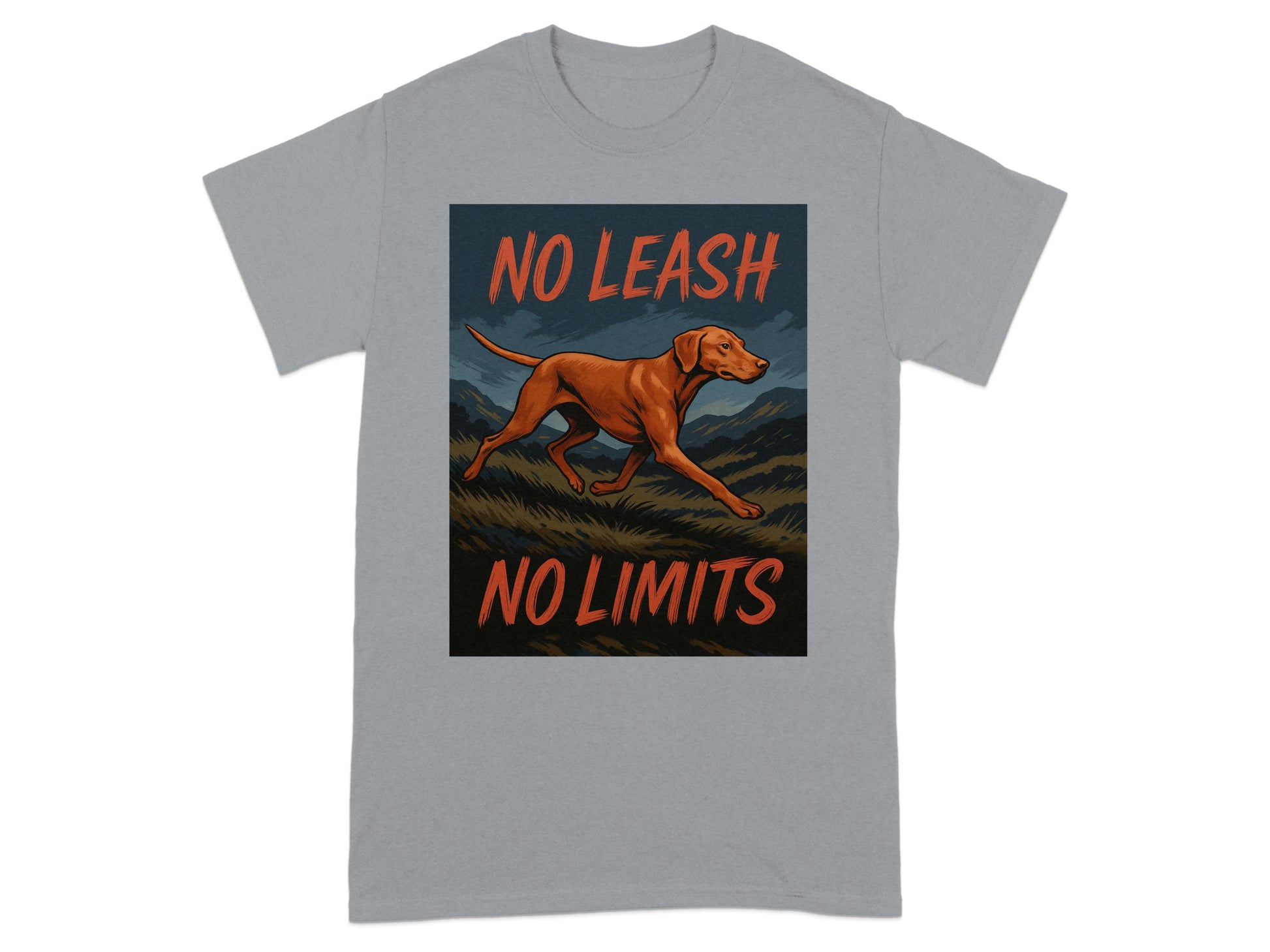 No Leash No Limits Graphic Design T-Shirt product