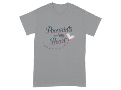 Pawprints On My Heart Graphic Tee Shirt product type