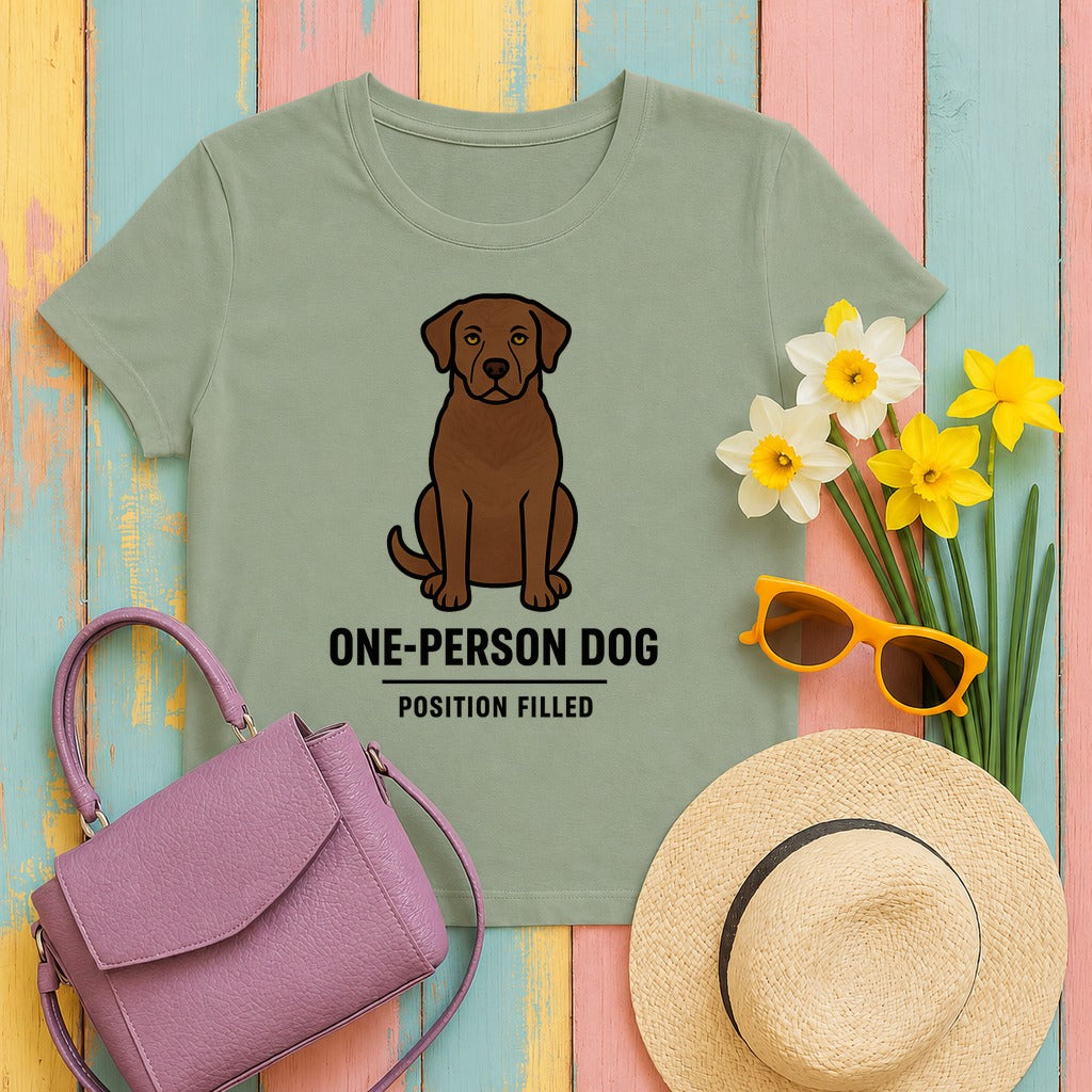 Chesapeake One-Person Dog Tee in Sage