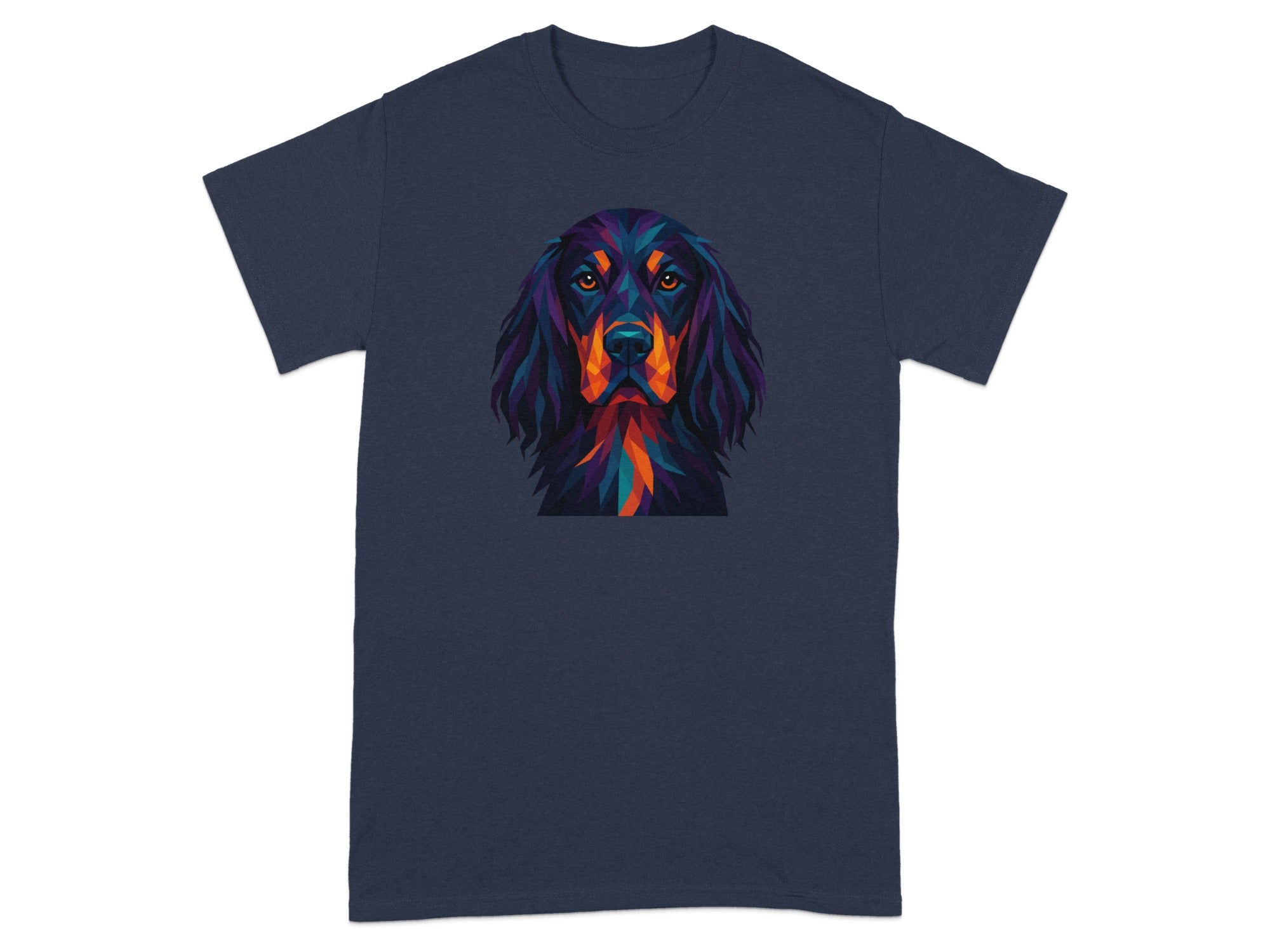 Colorful Dog Illustration Graphic Tee