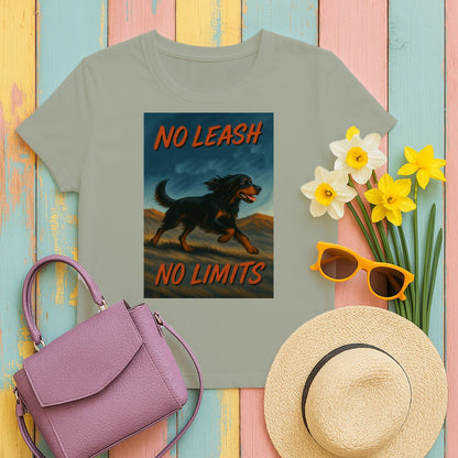 No Leash No Limits Dog Lovers T-Shirt product type