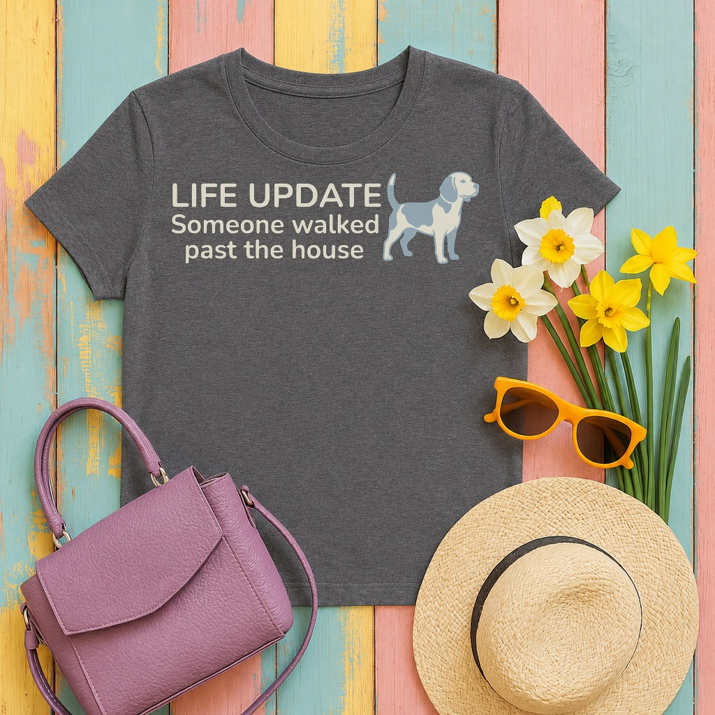 w2hero beagle-life-update-t-shirt tee flat lay hero v8