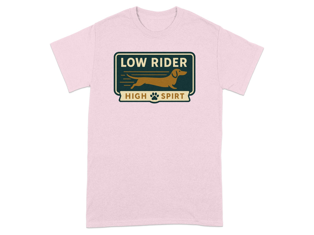 Low Rider High Spirit Graphic T-Shirt for Dog Lovers