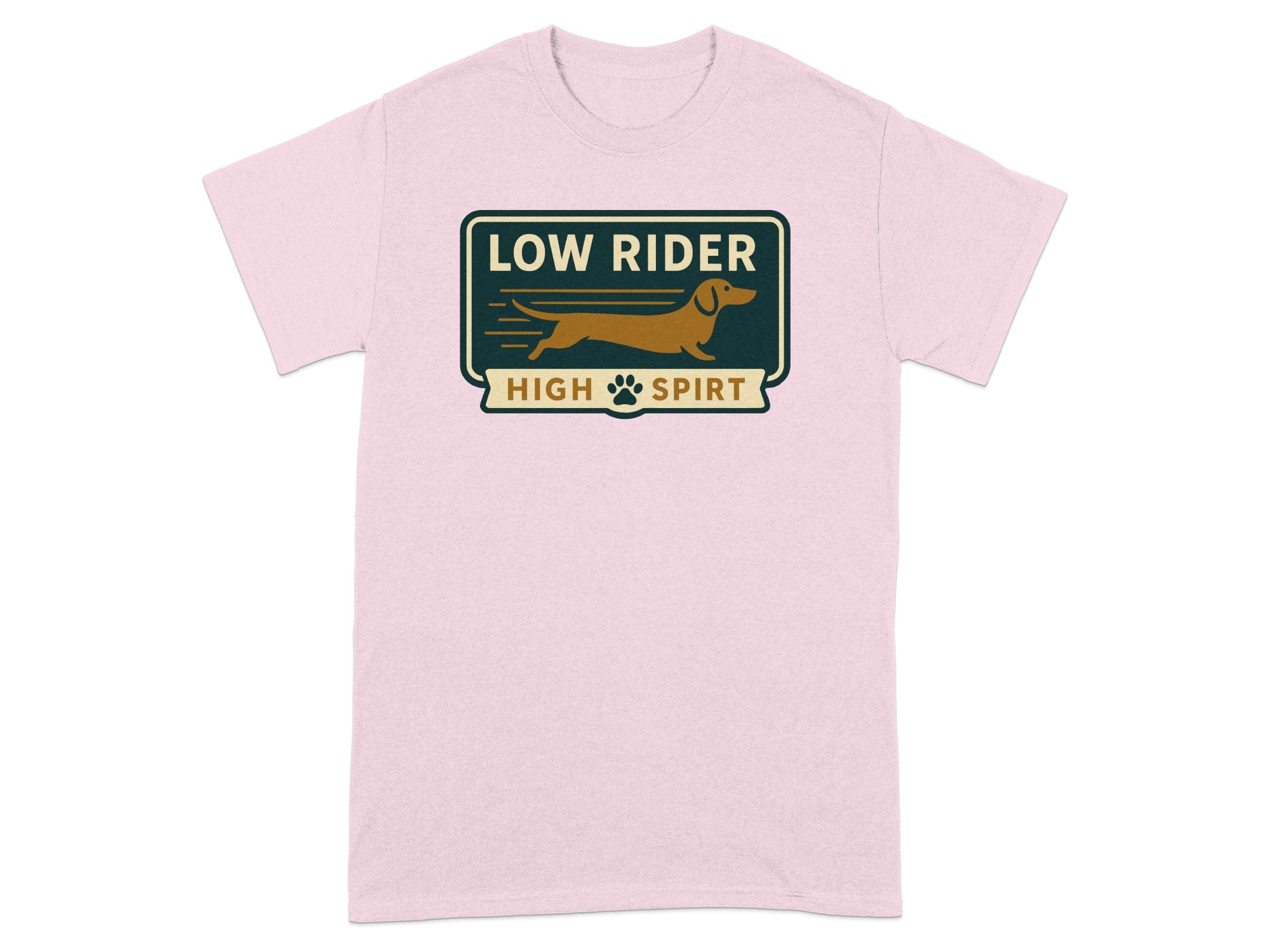 Low Rider High Spirit Graphic T-Shirt for Dog Lovers