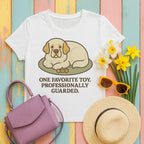 clumber spaniel toy-curator tee flat lay hero