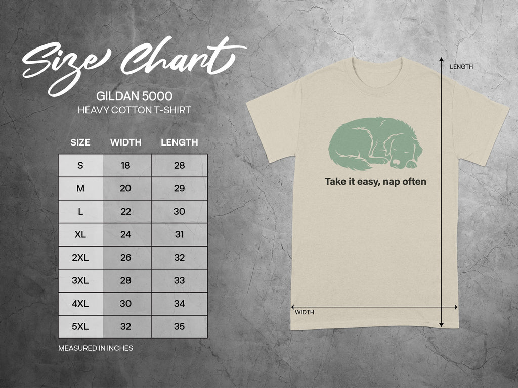 Take It Easy Nap Often Dog Graphic T-Shirt