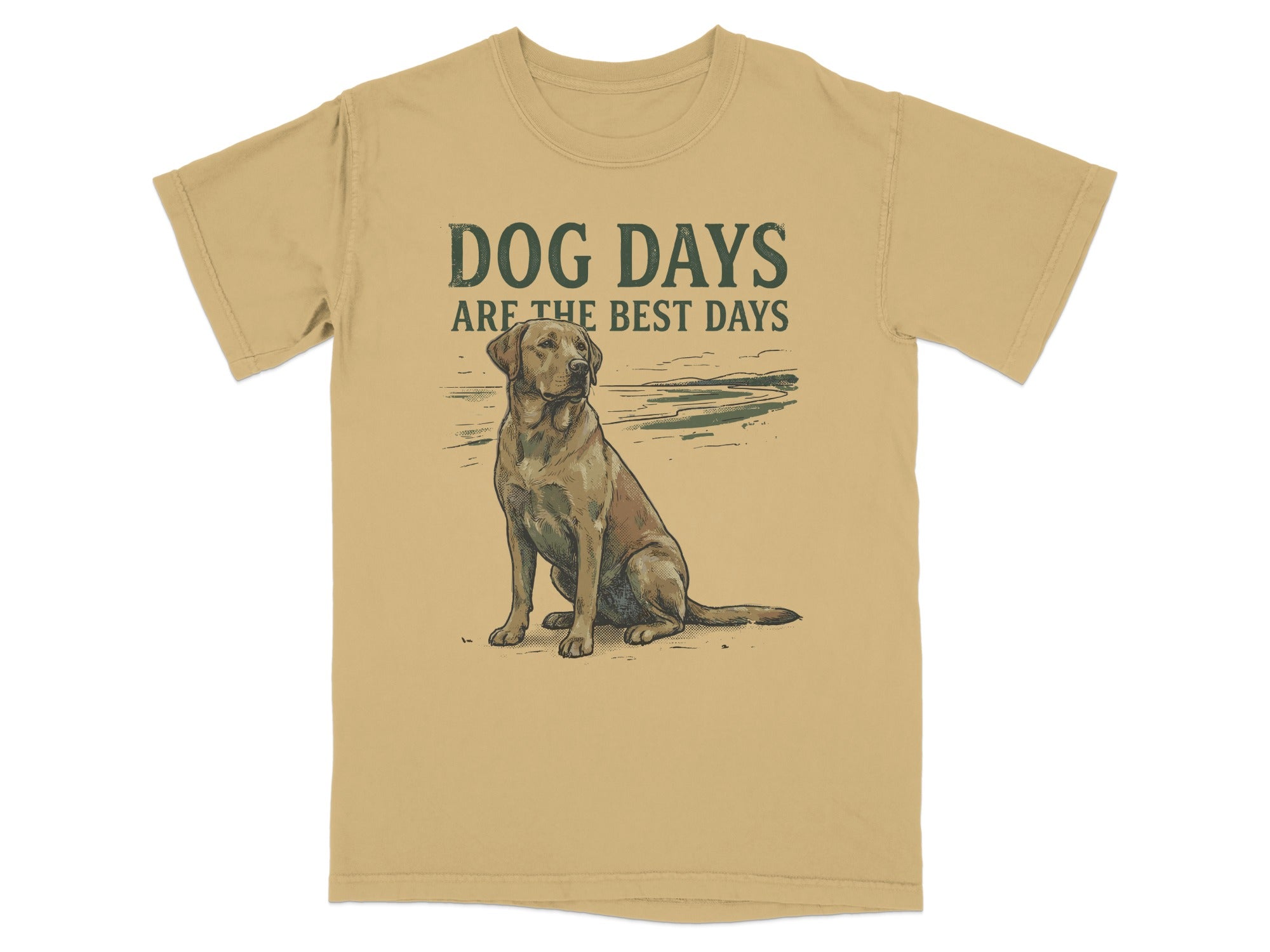 Dog Days Are The Best Days Graphic T-Shirt