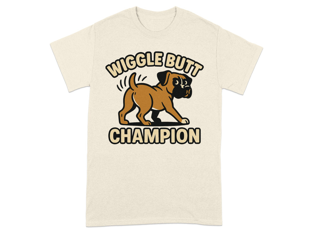 Wiggle Butt Champion Funny Graphic T-shirt