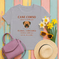 Cane Corso Cani Corsi Pronunciation Tee in Athletic Heather
