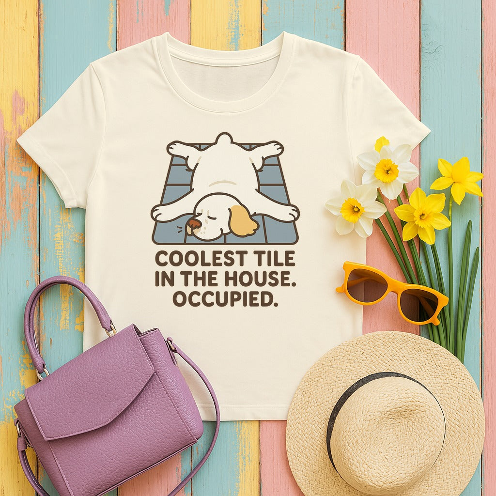 Clumber Coolest Tile Tee in Natural