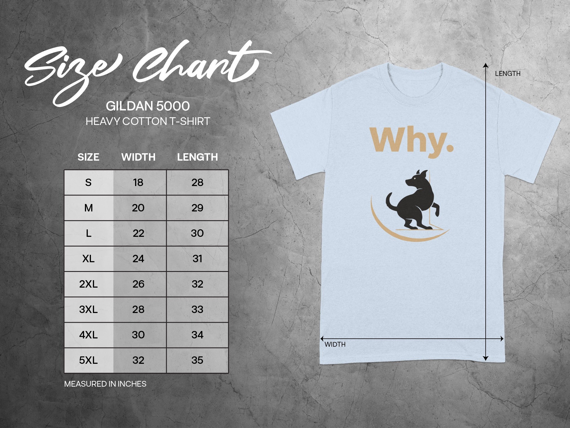 Why Dog on Rocking Horse Design Heavy Cotton T-Shirt