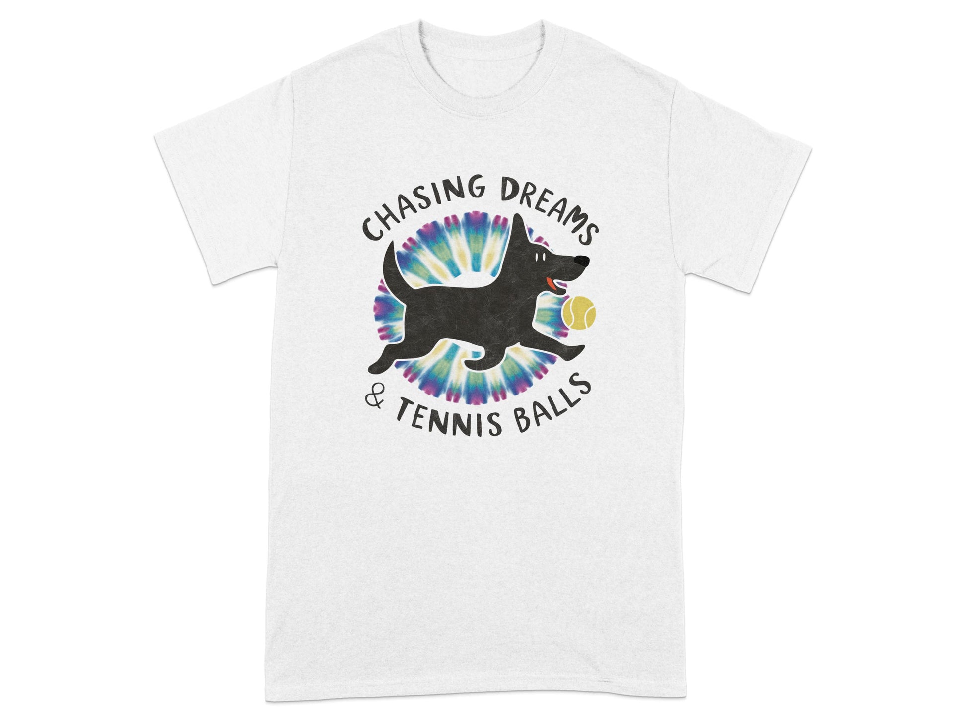Chasing Dreams And Tennis Balls Graphic Tee product type