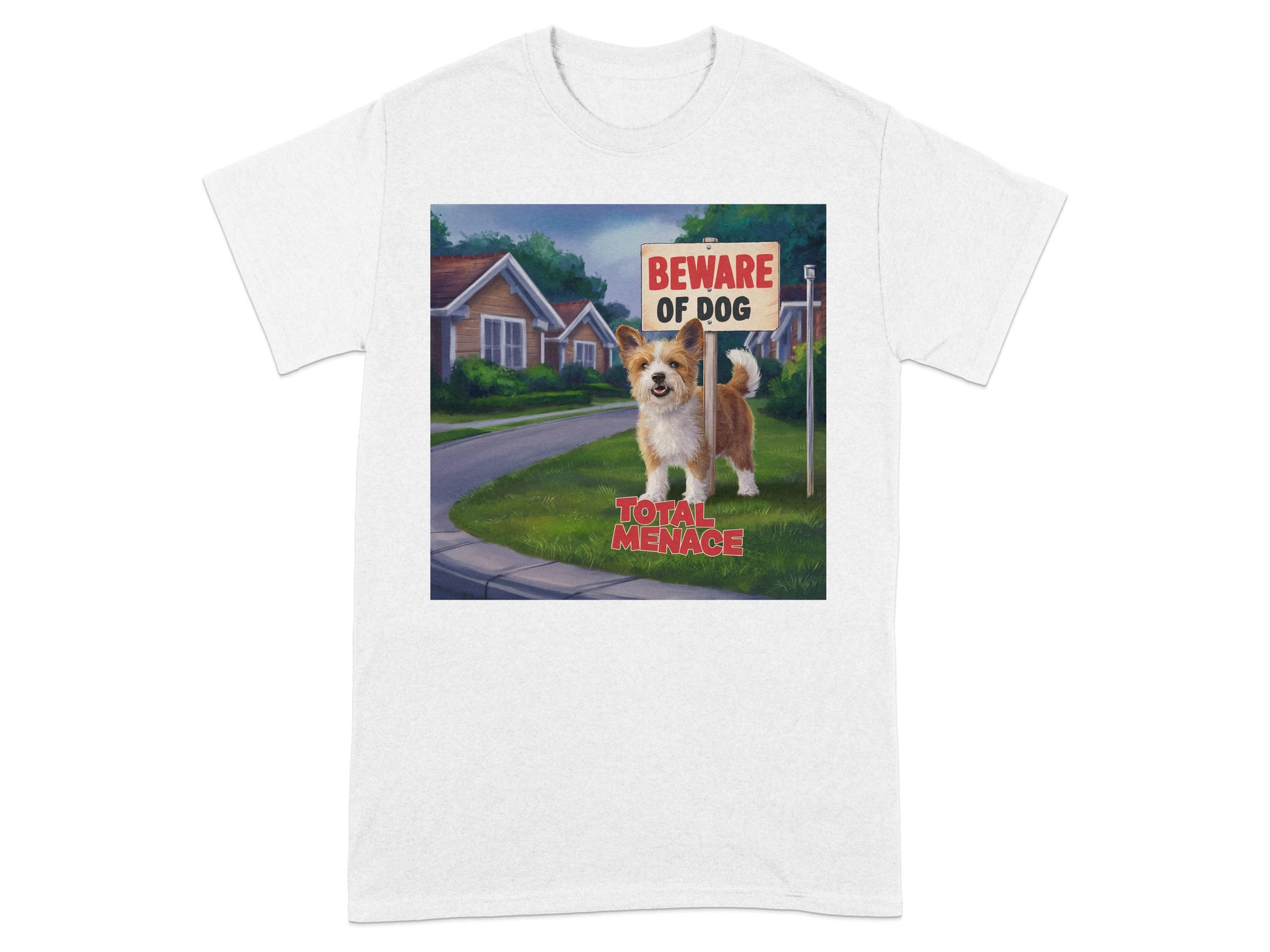 Beware of Dog Funny Total Menace T-Shirt product type