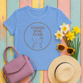 Chaos Dog Club Vizsla T-shirt in Carolina Blue