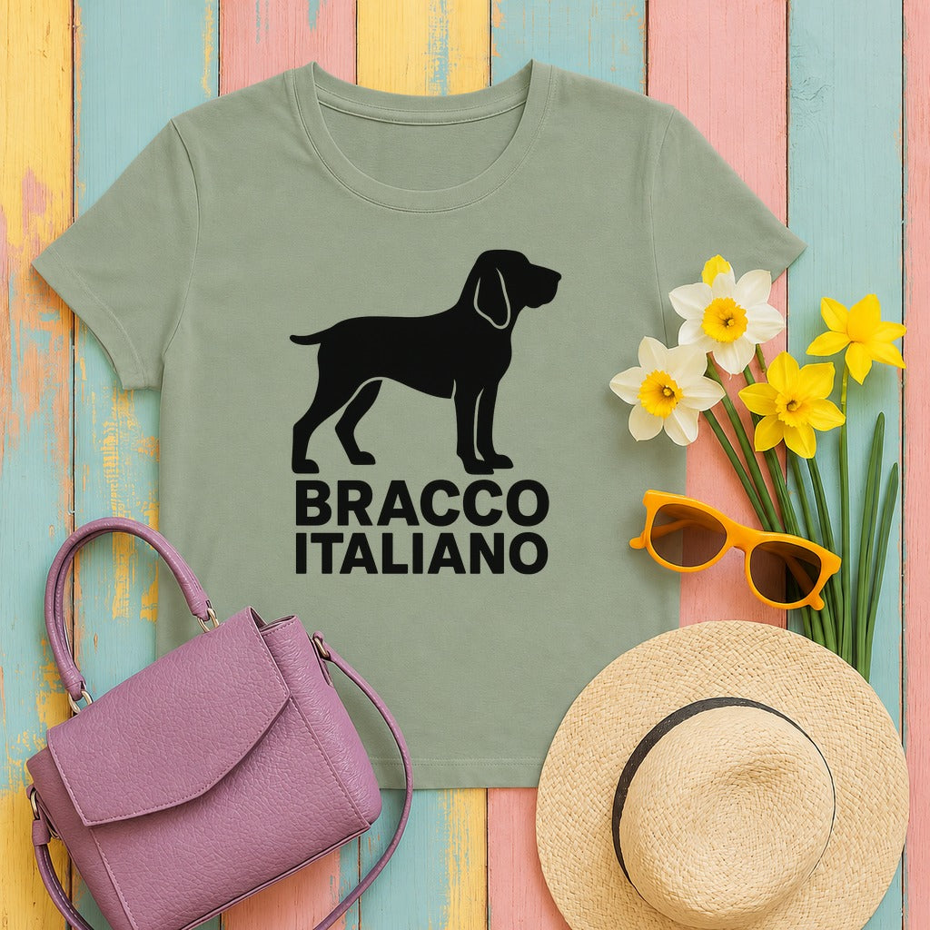 Bracco Italiano Silhouette Tee in Sage