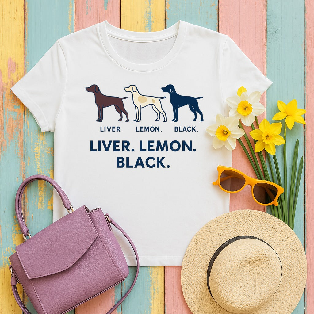 Pointer Coat Colors T-shirt in White