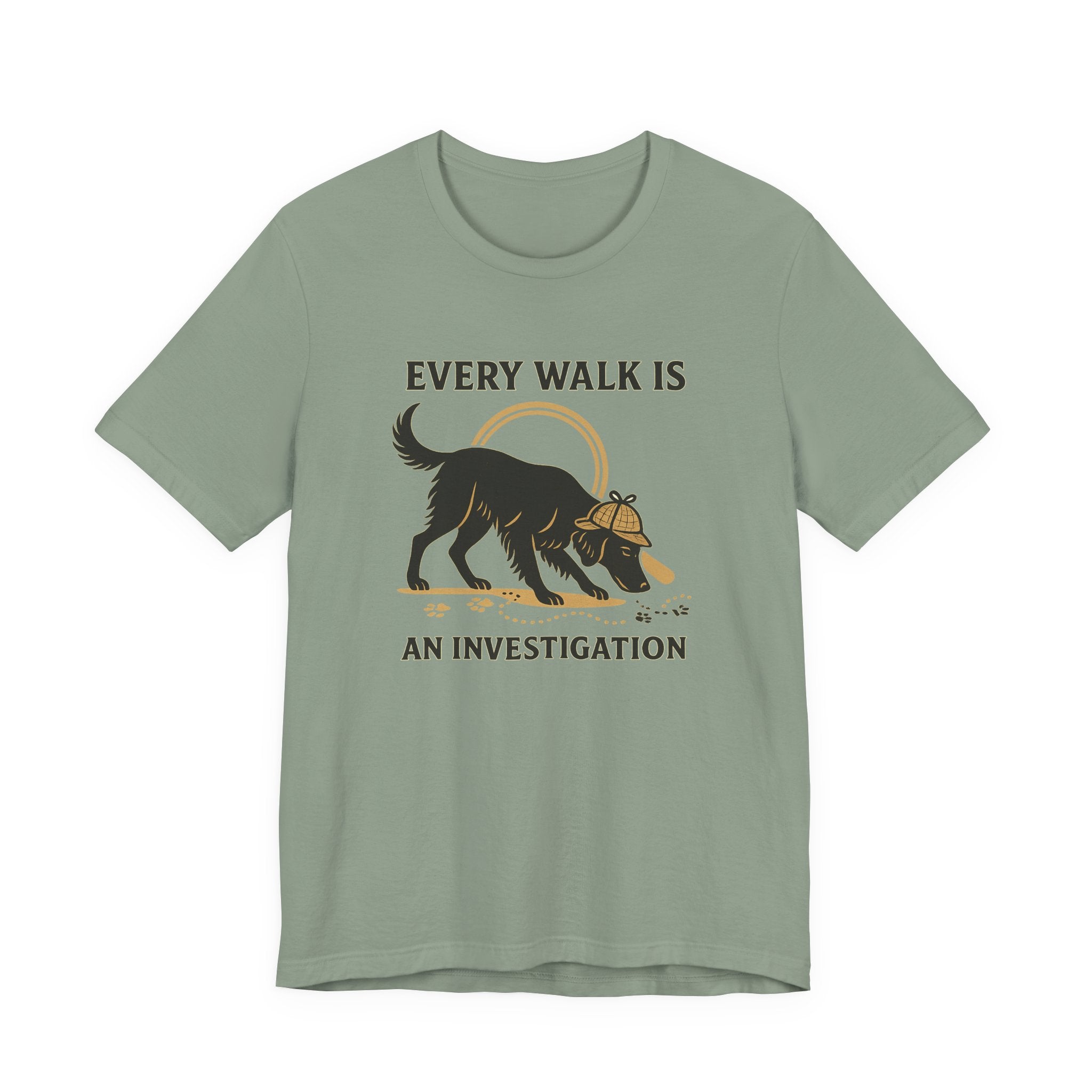Flat-Coat Every Walk Is an Investigation Tee