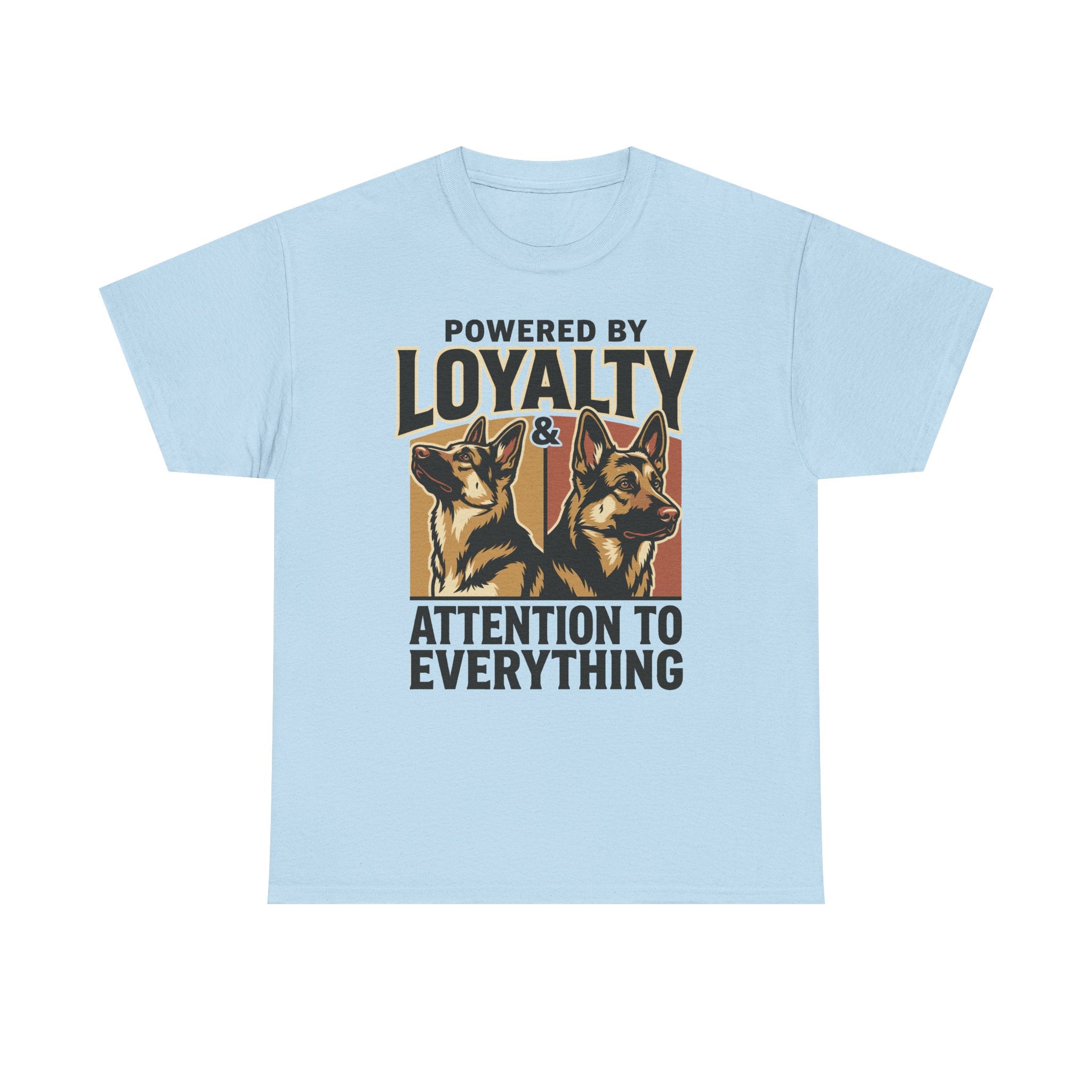 Powered By Loyalty German Shepherd T-shirt