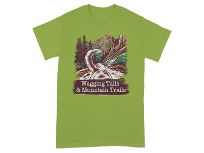 Wagging Tails & Mountain Trails Graphic Tee product