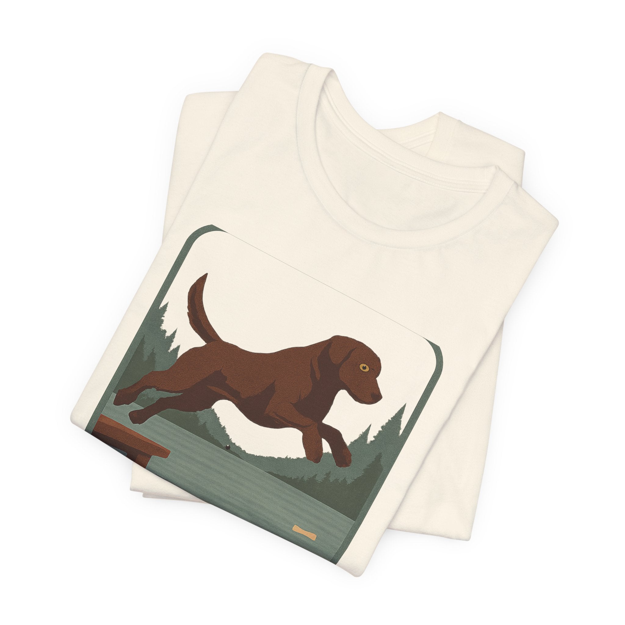 Chocolate Lab Will Swim for Treats Tee