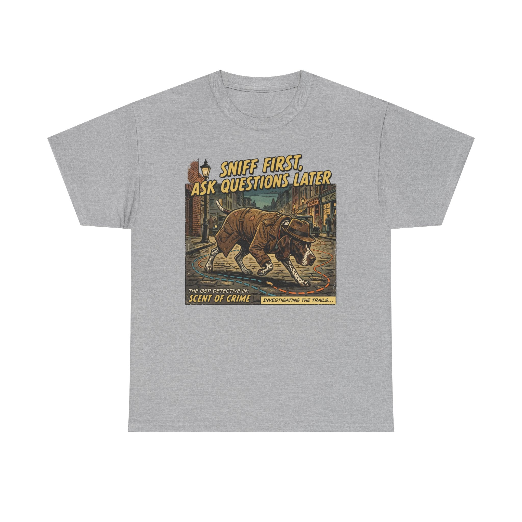 Sniff First GSP Detective Graphic T-Shirt