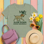 spinone-italiano chase-squirrels tee flat lay hero v8