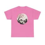Zen Japanese Scene With French Bulldog Silhouette T-Shirt