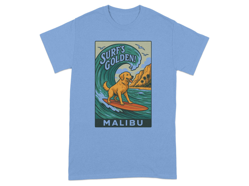 Surf's Golden Malibu Graphic Print T-Shirt